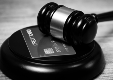 Privacy Class Action Image Gavel with Credit Card